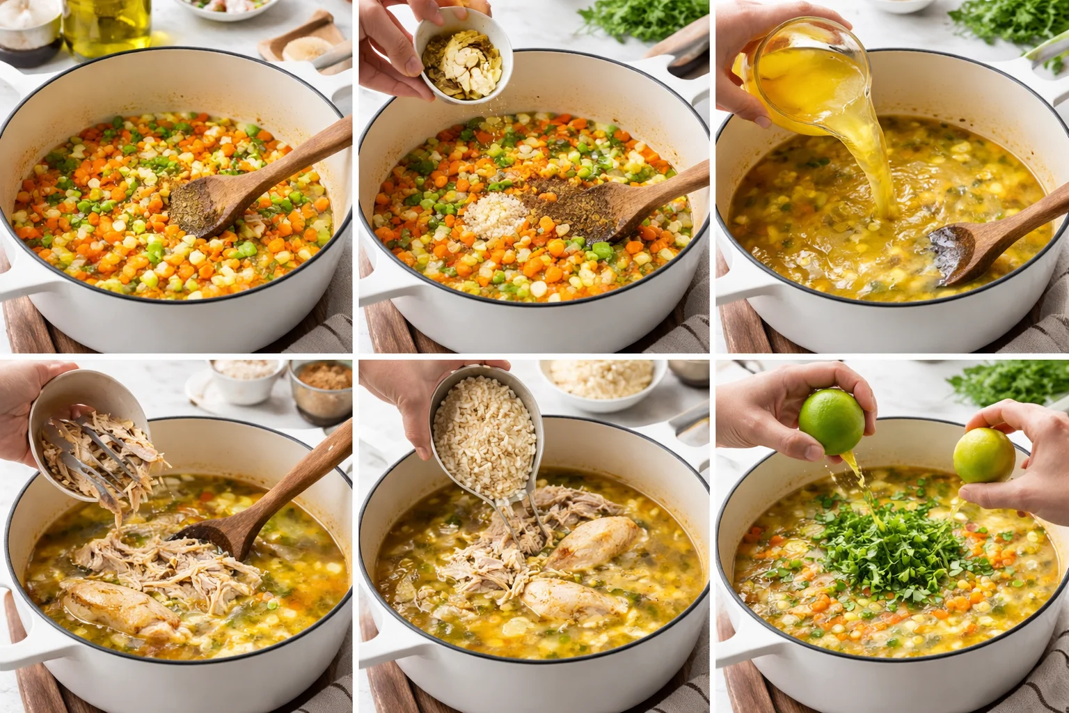 Deliciously Tangy Mexican Lime Chicken Rice Soup Recipe