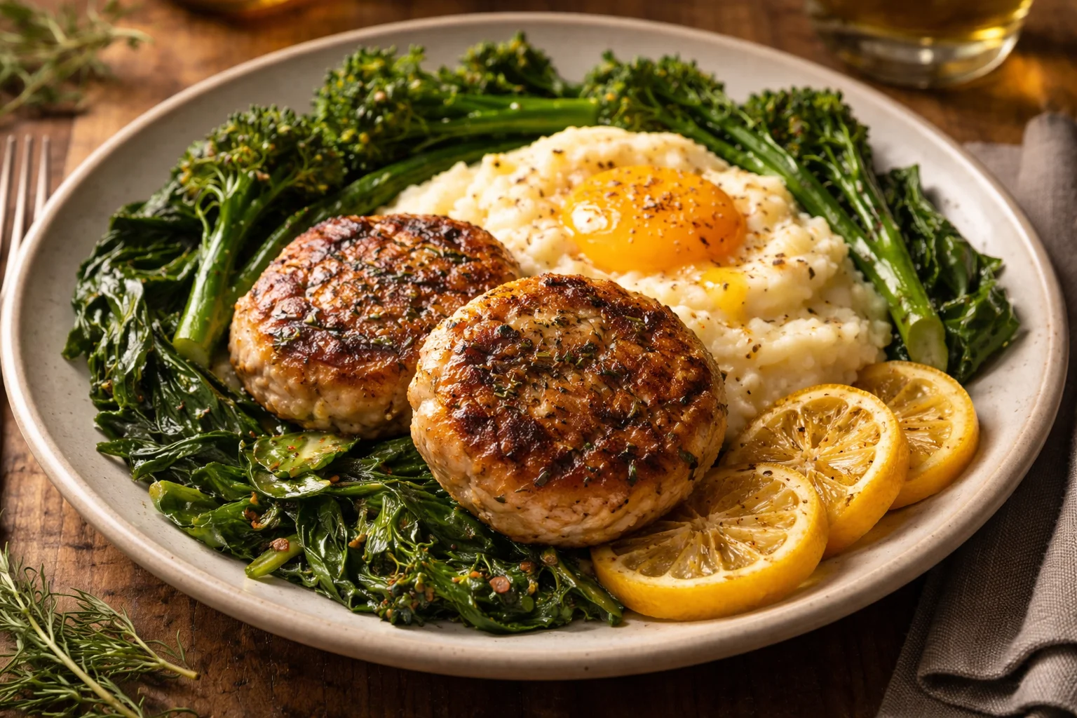 rosemary lemon chicken patties