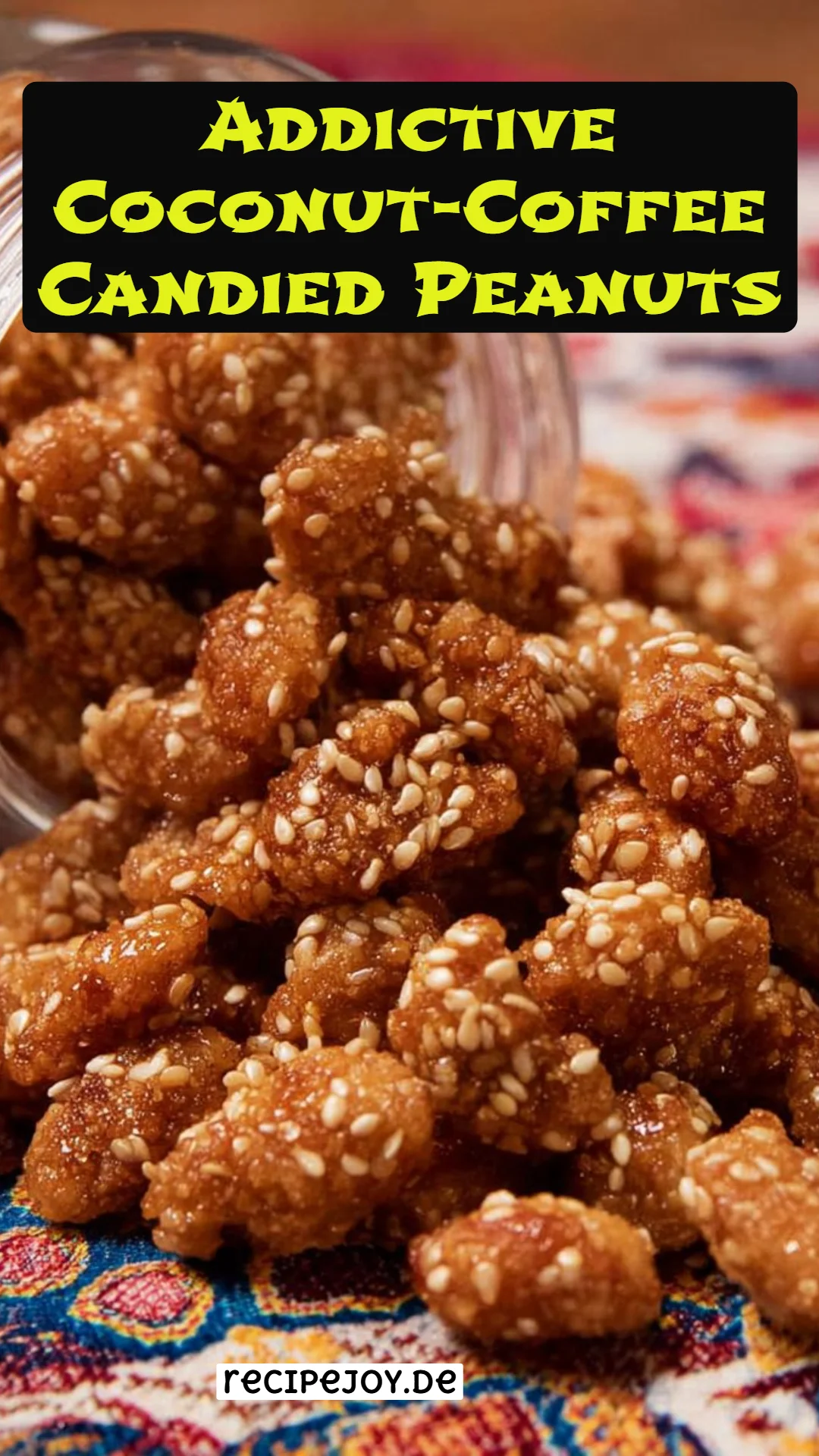 Addictive Coconut-Coffee Candied Peanuts