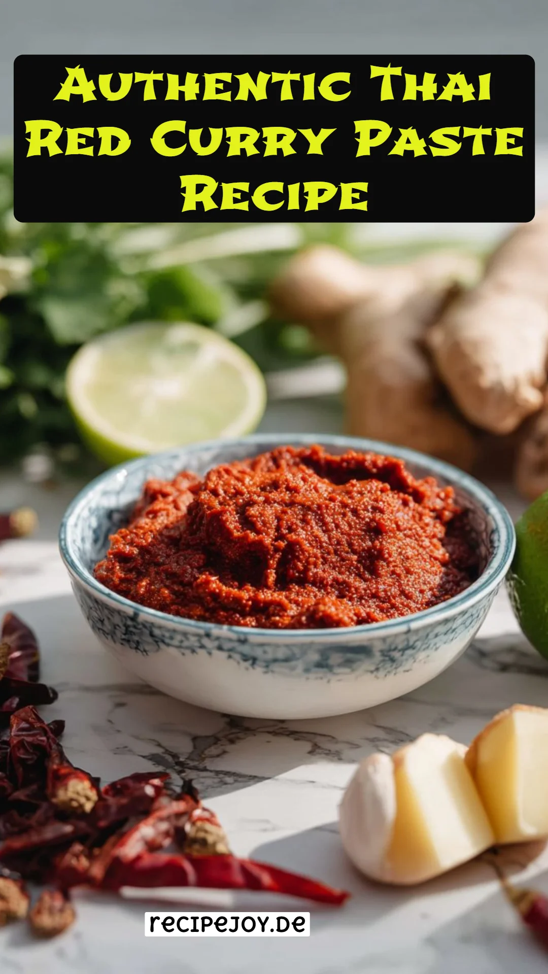Authentic Thai Red Curry Paste Recipe