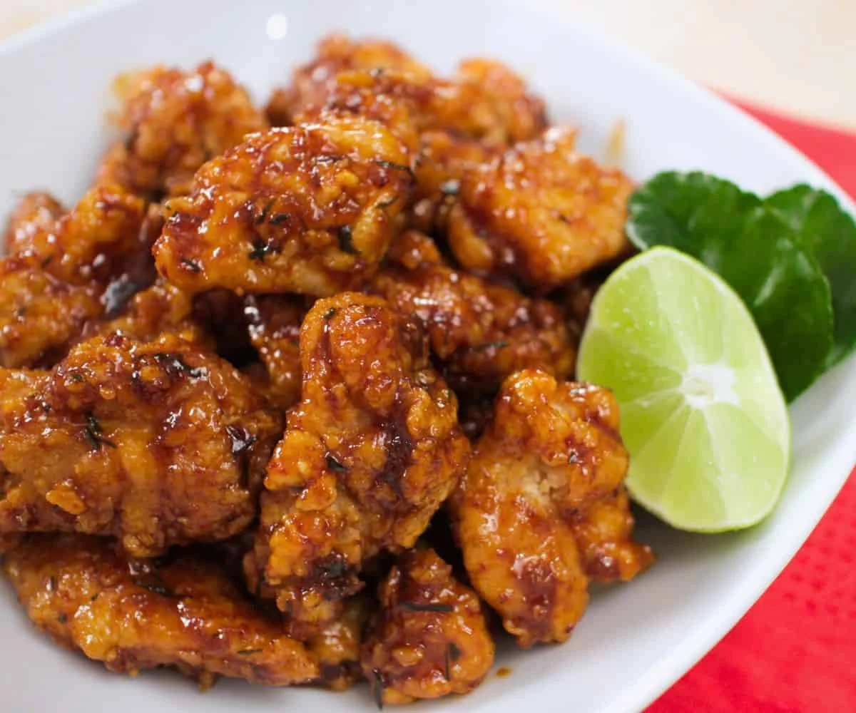Hot Thai Chicken in Sweet Chili Lime Sauce