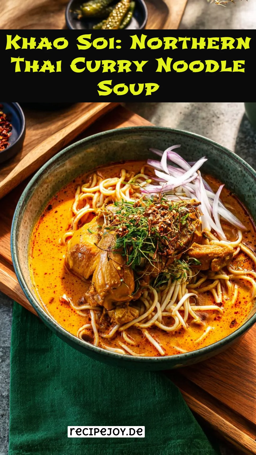 Khao Soi: Northern Thai Curry Noodle Soup