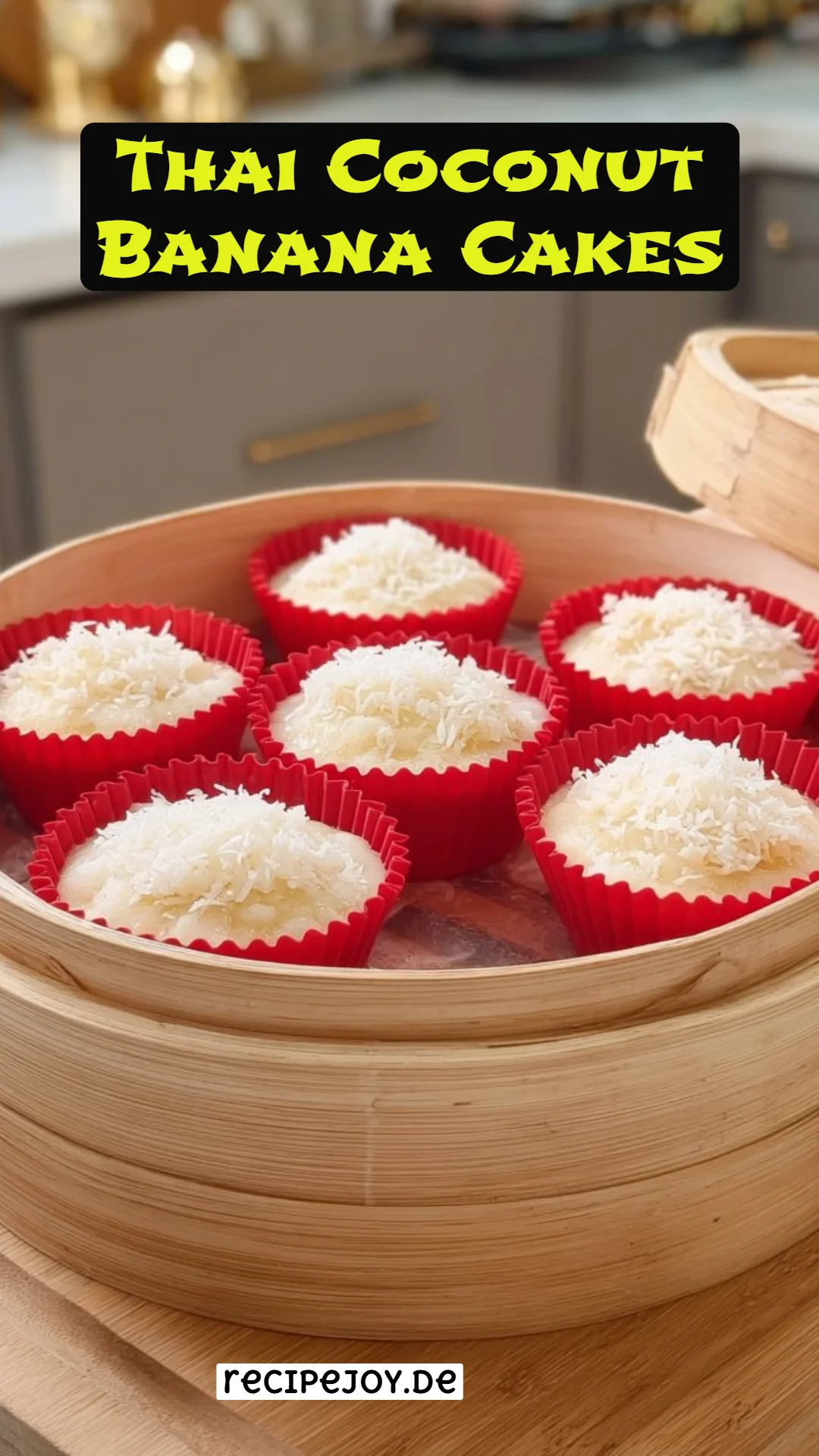 Thai Coconut Banana Cakes