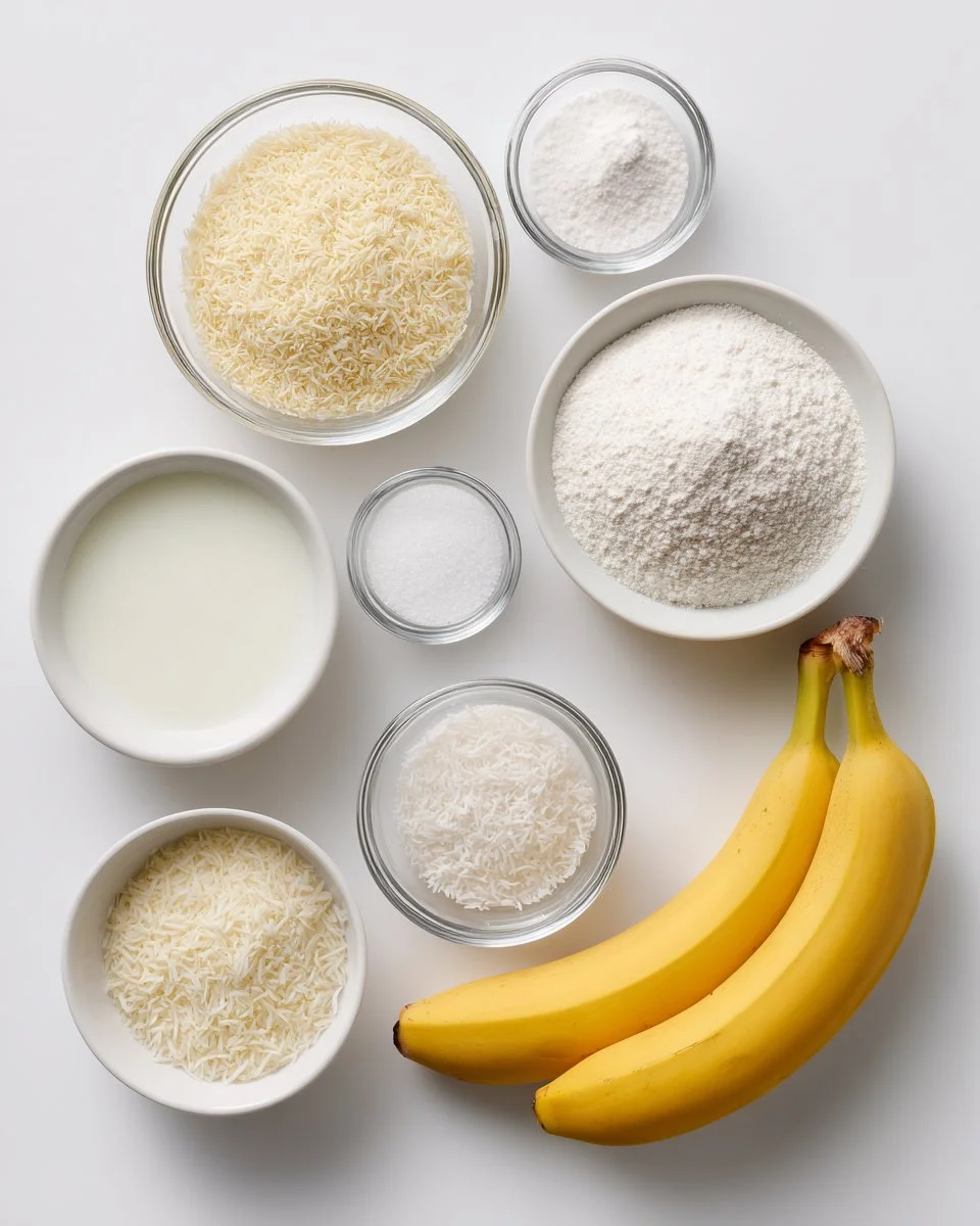 Thai Coconut Banana Cakes