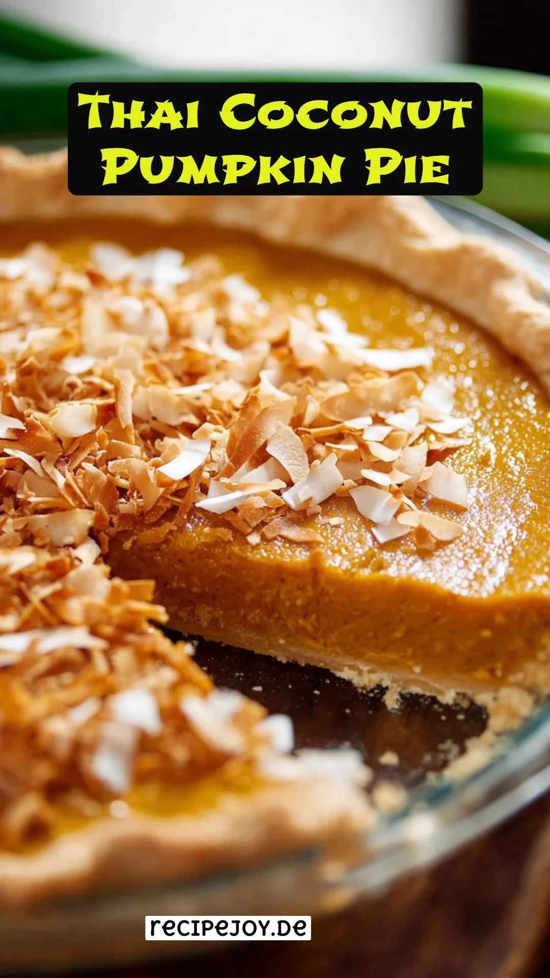Thai Coconut Pumpkin Pie