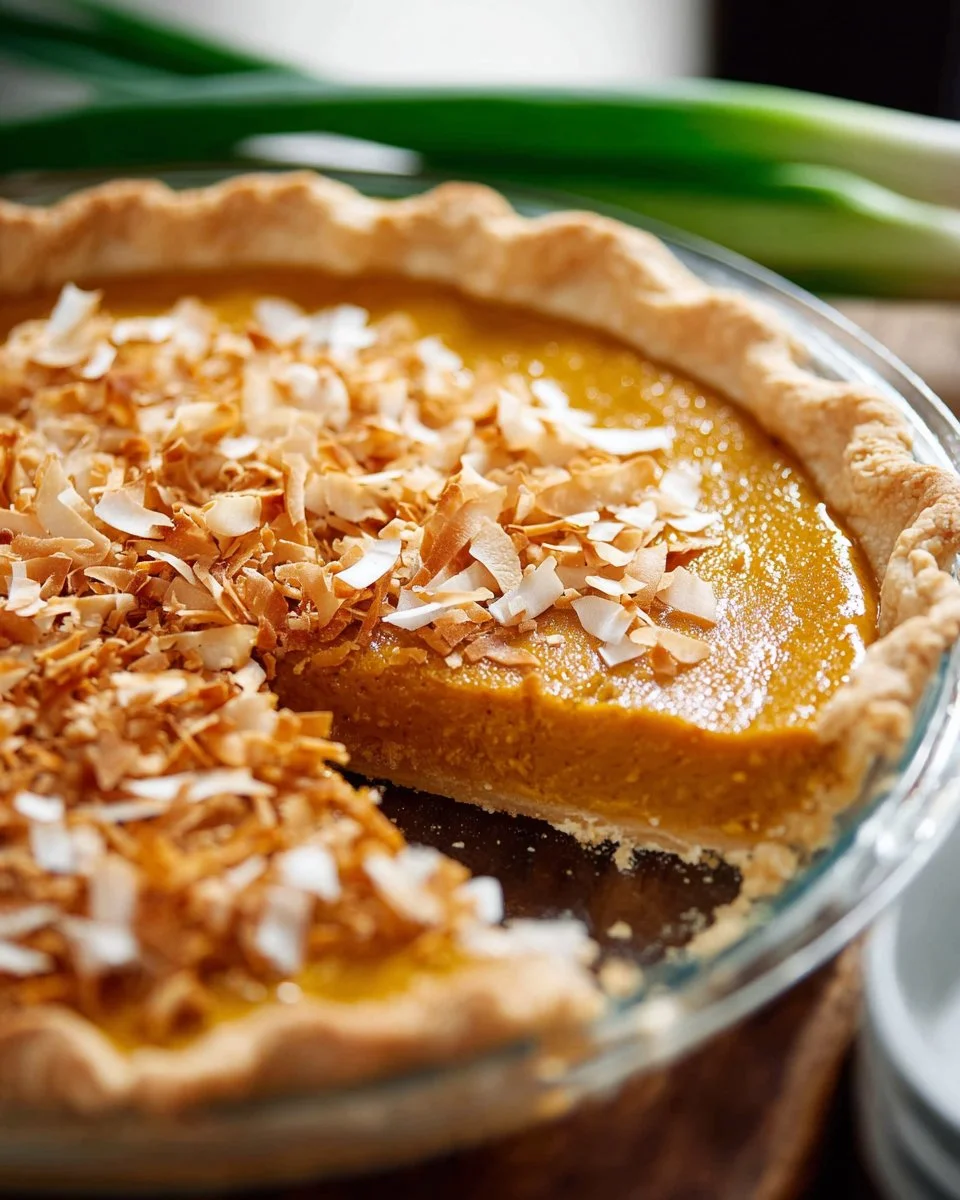 Thai Coconut Pumpkin Pie