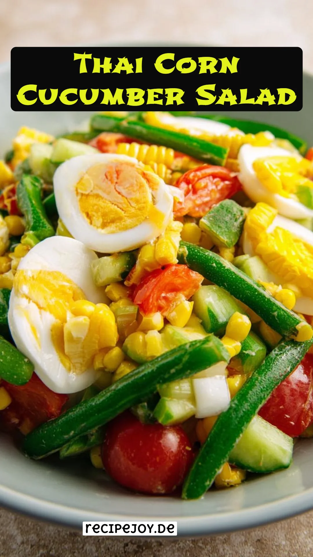 Thai Corn Cucumber Salad