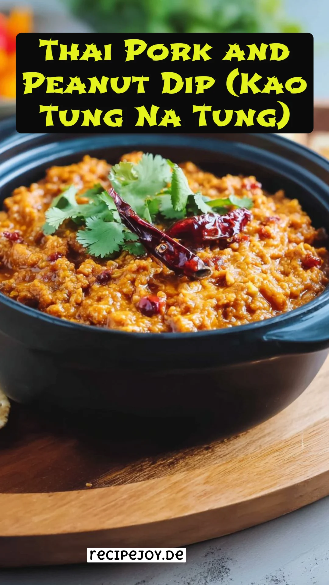 Thai Pork and Peanut Dip (Kao Tung Na Tung)