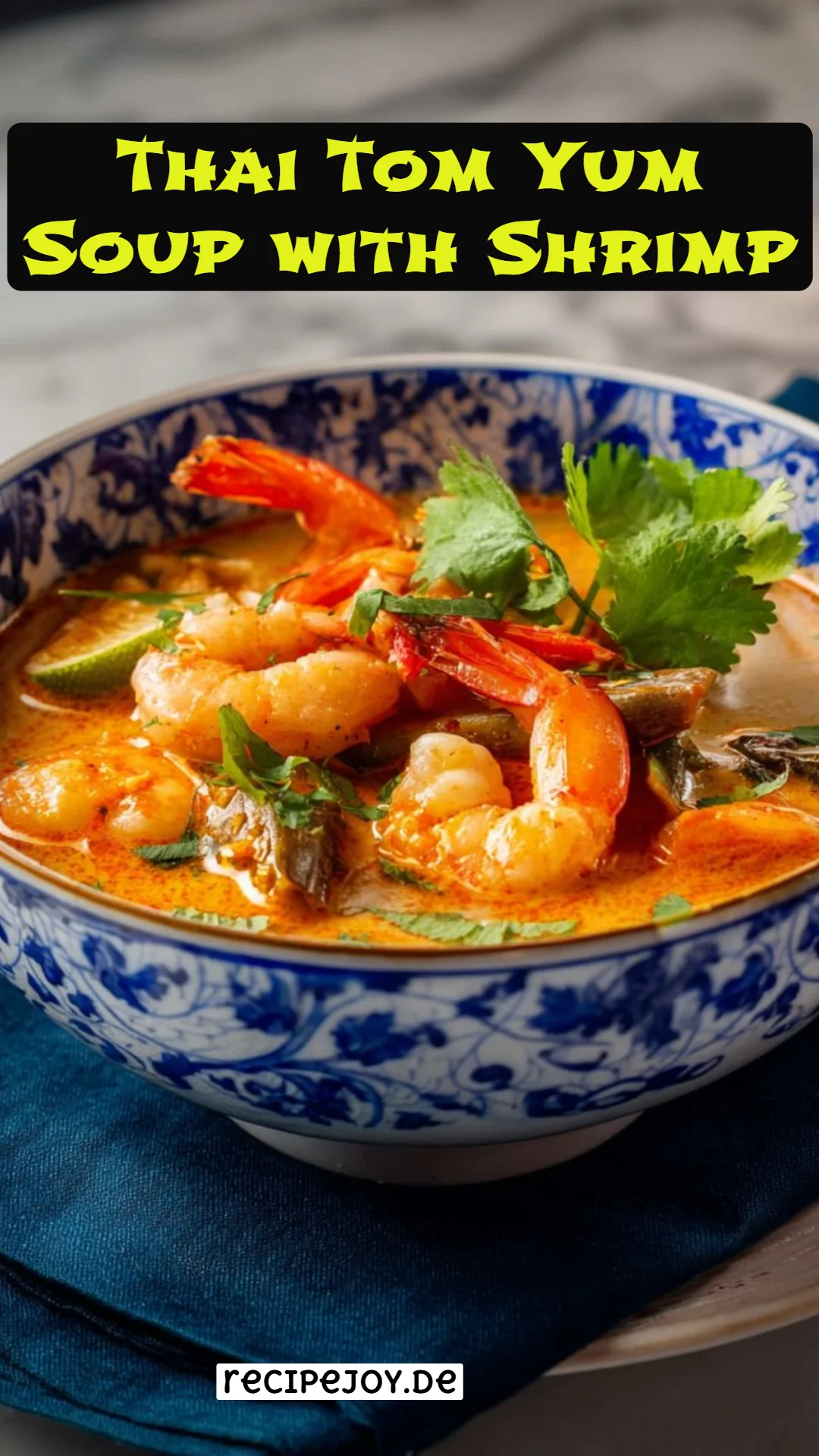 Thai Tom Yum Soup with Shrimp