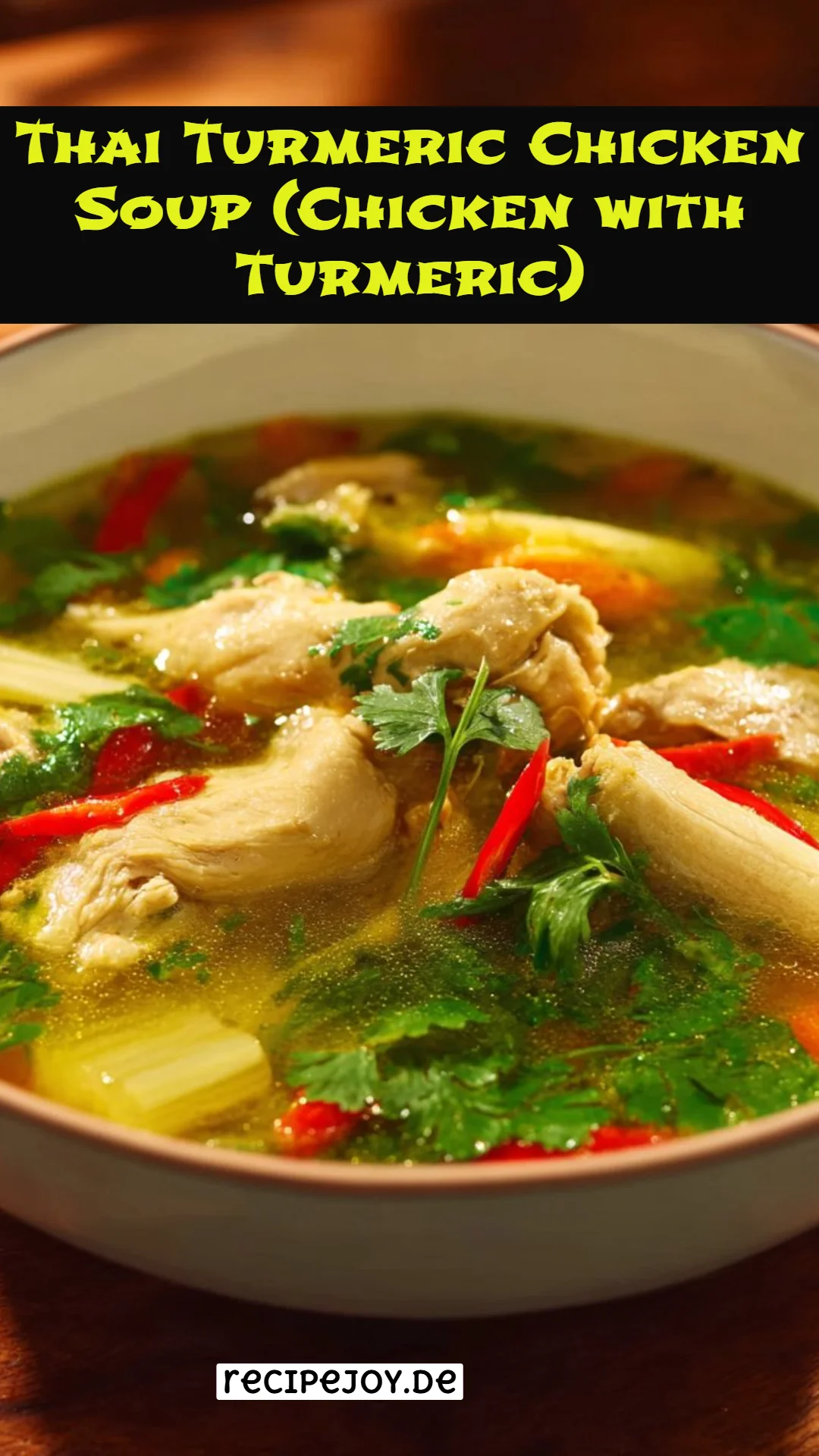 Thai Turmeric Chicken Soup (Chicken with Turmeric)