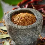 Toasted rice powder for cooking and baking, enhancing flavor and nutrition.
