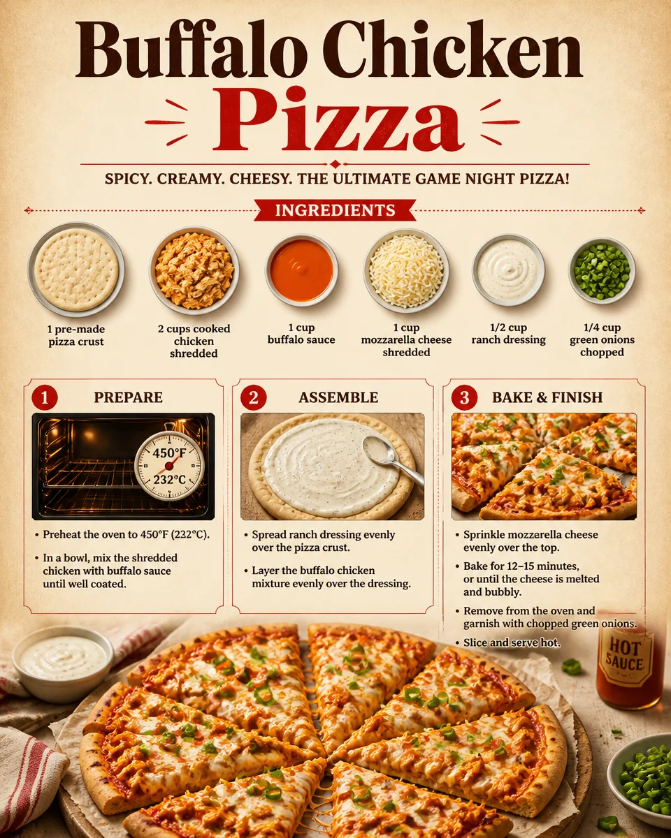 Buffalo Chicken Pizza