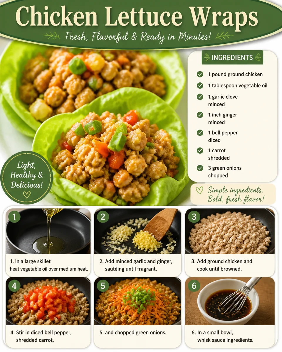 Chicken Lettuce Wraps