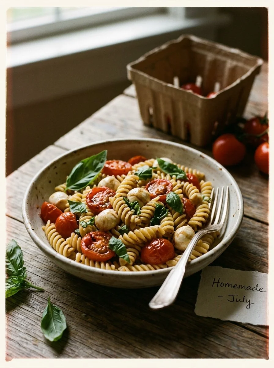 Easy Caprese Pasta