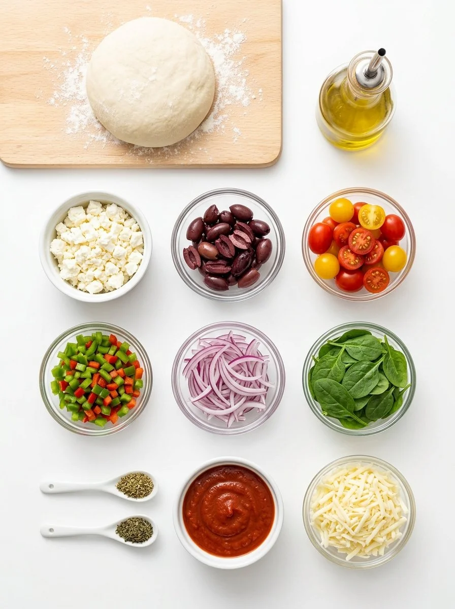 Easy Homemade Greek Pizza
