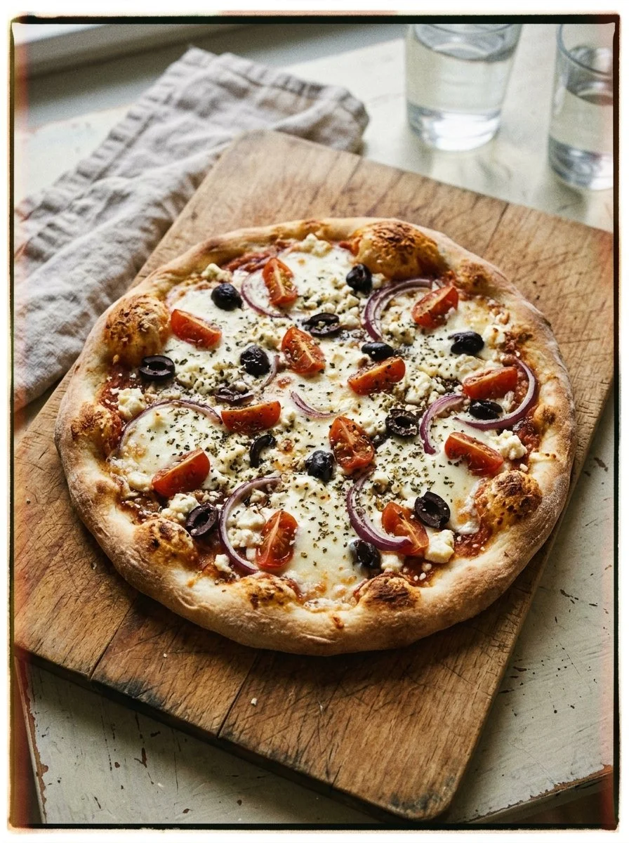 Easy Homemade Greek Pizza