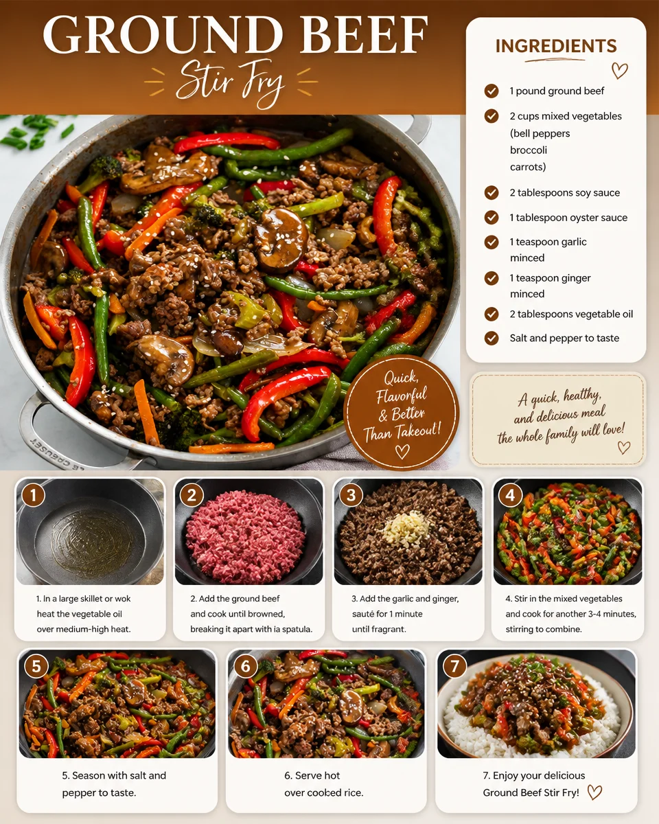 Ground Beef Stir Fry