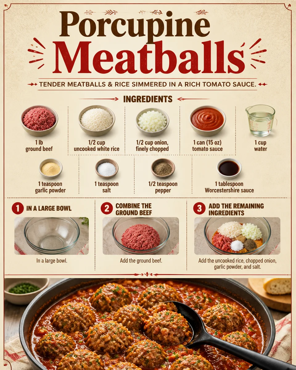 Porcupine Meatballs