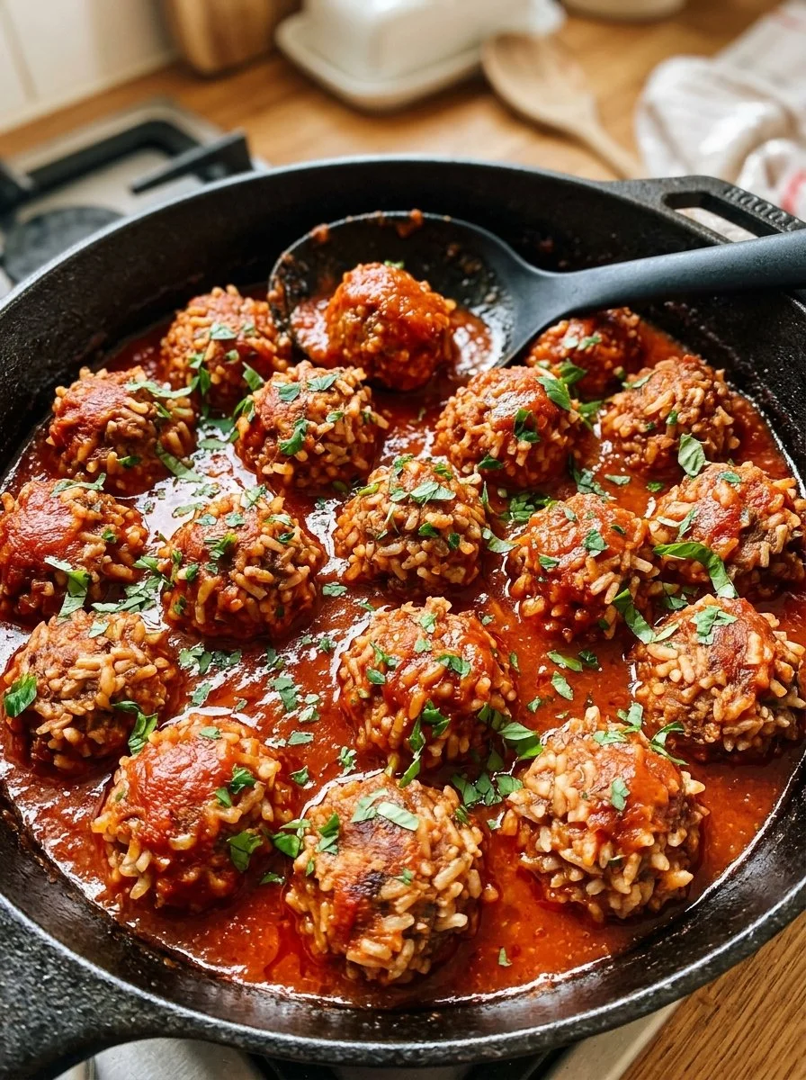 Porcupine Meatballs