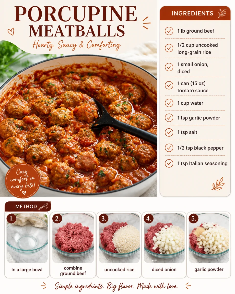 Porcupine Meatballs
