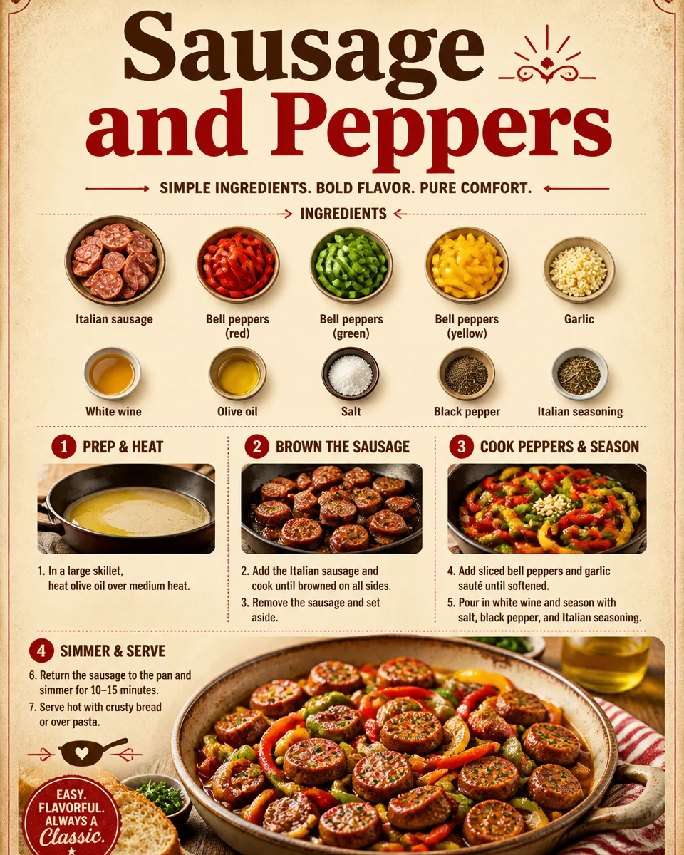 Sausage and Peppers